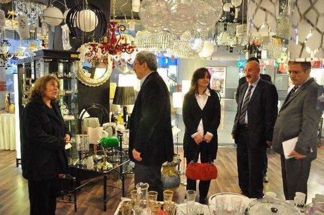 Başkan Vergili, Esnafları Ziyaret Etti 1