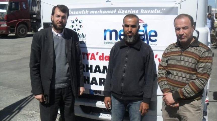 Suriye&rsquo;ye Yardım Teslim Edildi