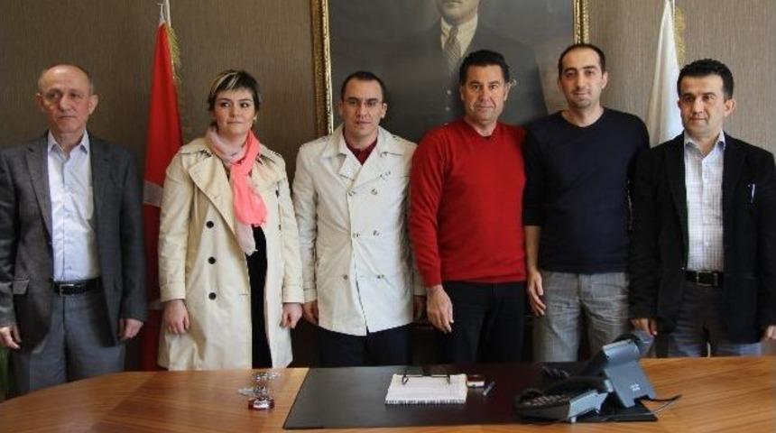 Bartın Ve Aliağa&rsquo;dan Başkan Mehmet Kocadon&rsquo;a Ziyaret