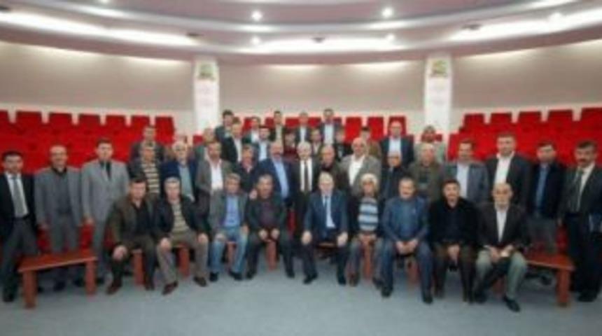 &Ccedil;etinkaya, Muhtarlarla Bir Araya Geldi