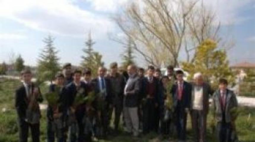 Eşmekaya'da Binlerce Fidan Dikildi...