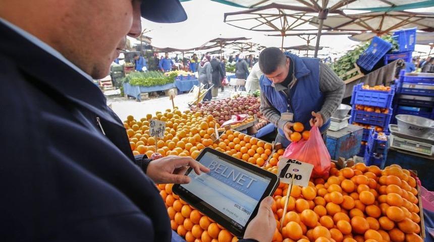 Pazar Yerlerinde Tablet Bilgisayarlı Denetim
