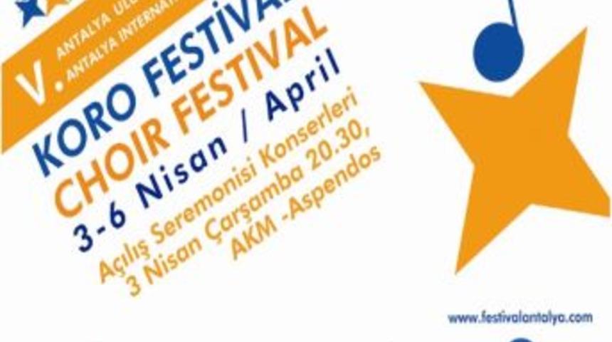 5. Antalya Uluslararası Koro Festivali 3 Nisan&rsquo;da Başlıyor