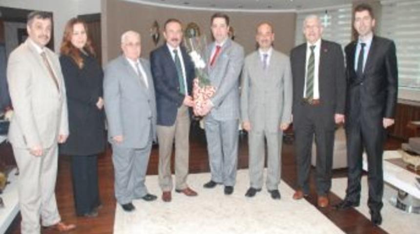 Batı Trakya T&uuml;rklerinden Başkan Doğan'a Ziyaret