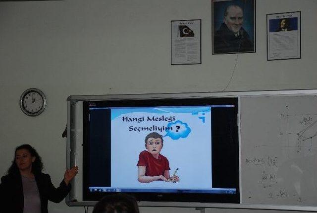 Lise Öğrencilerine İş Bulma Semineri Verildi