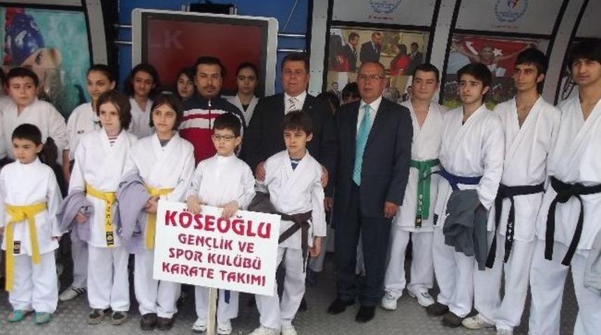 Gezici Spor Tır'ı Aydın'da Ziyaret&ccedil;ilerini Ağırlıyor