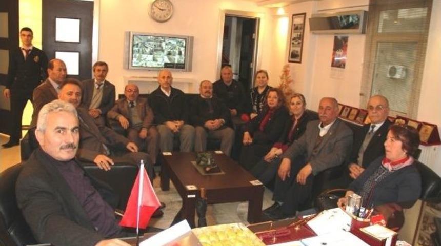 Muhtarlardan Demirtaş&rsquo;a Teşekk&uuml;r Ziyareti