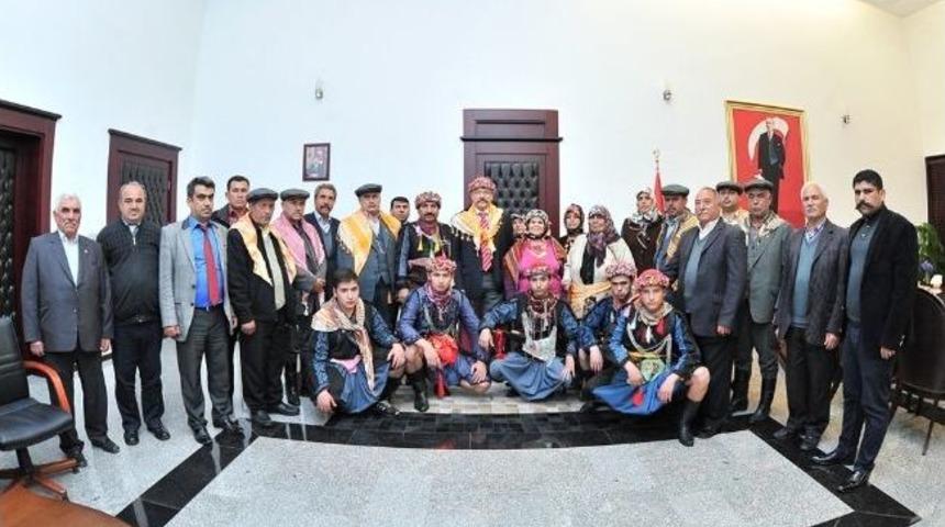 Efelerden Vali Cerrah&rsquo;a Ziyaret