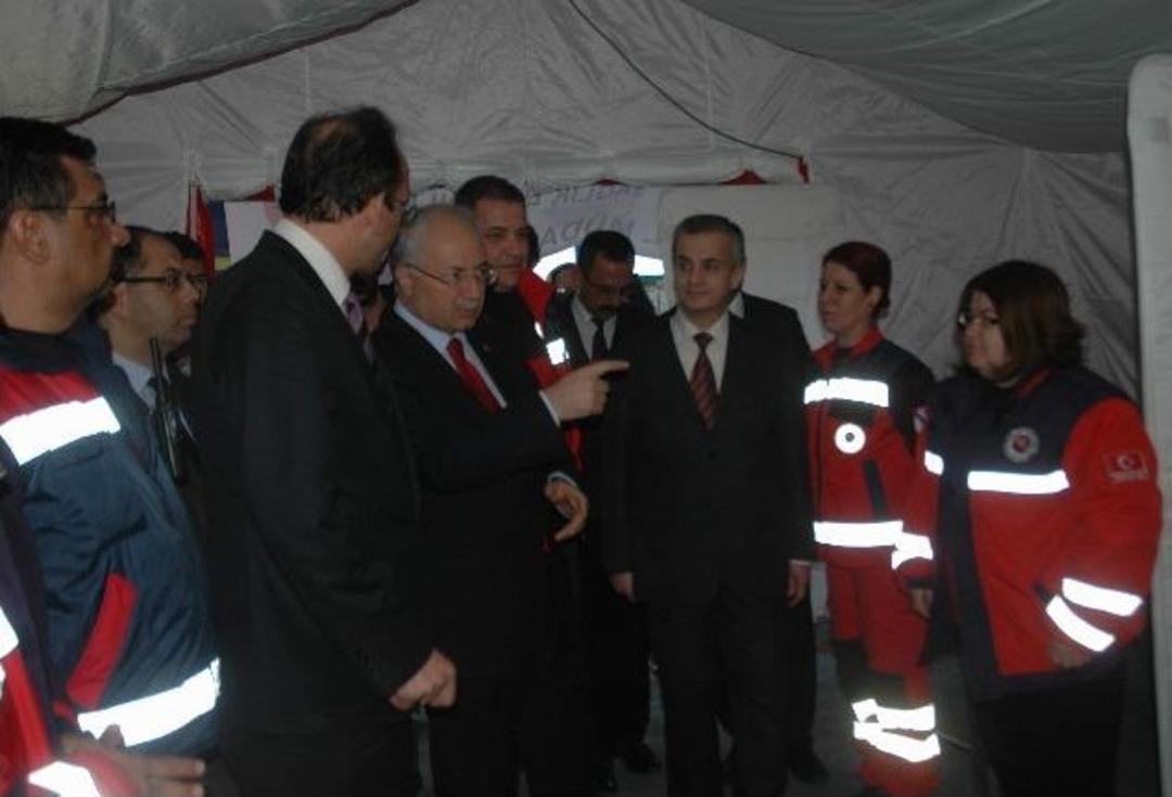 Manisa'da Deprem Tatbikatı