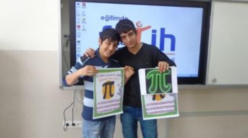 D&uuml;nya Pi G&uuml;n&uuml; Anadolu lisesinde ilk kez kutlandı.