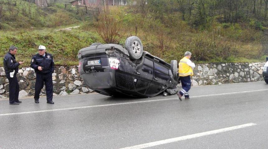 Takla Atan Ara&ccedil;tan Burnu Bile Kanamadan &Ccedil;ıktı