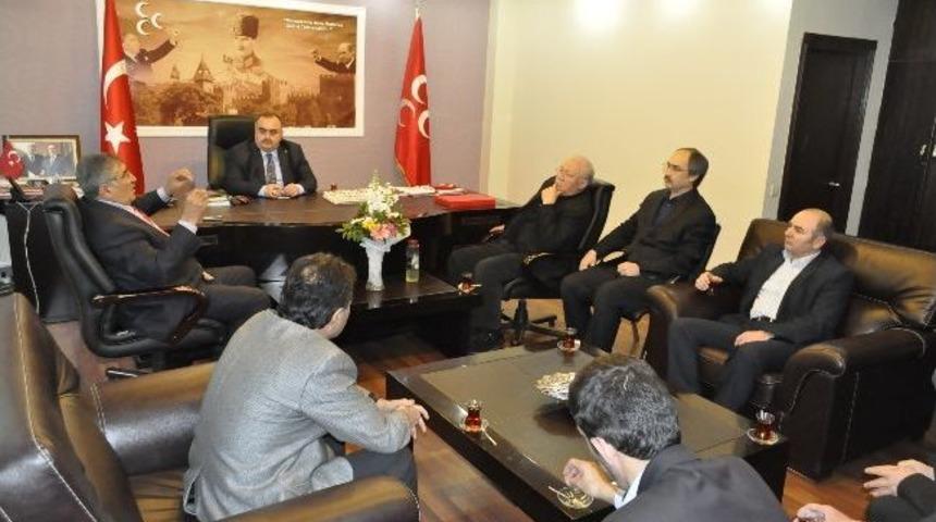 Başkan Eke&rsquo;ye Sendika Genel Başkanlarından Ziyaret