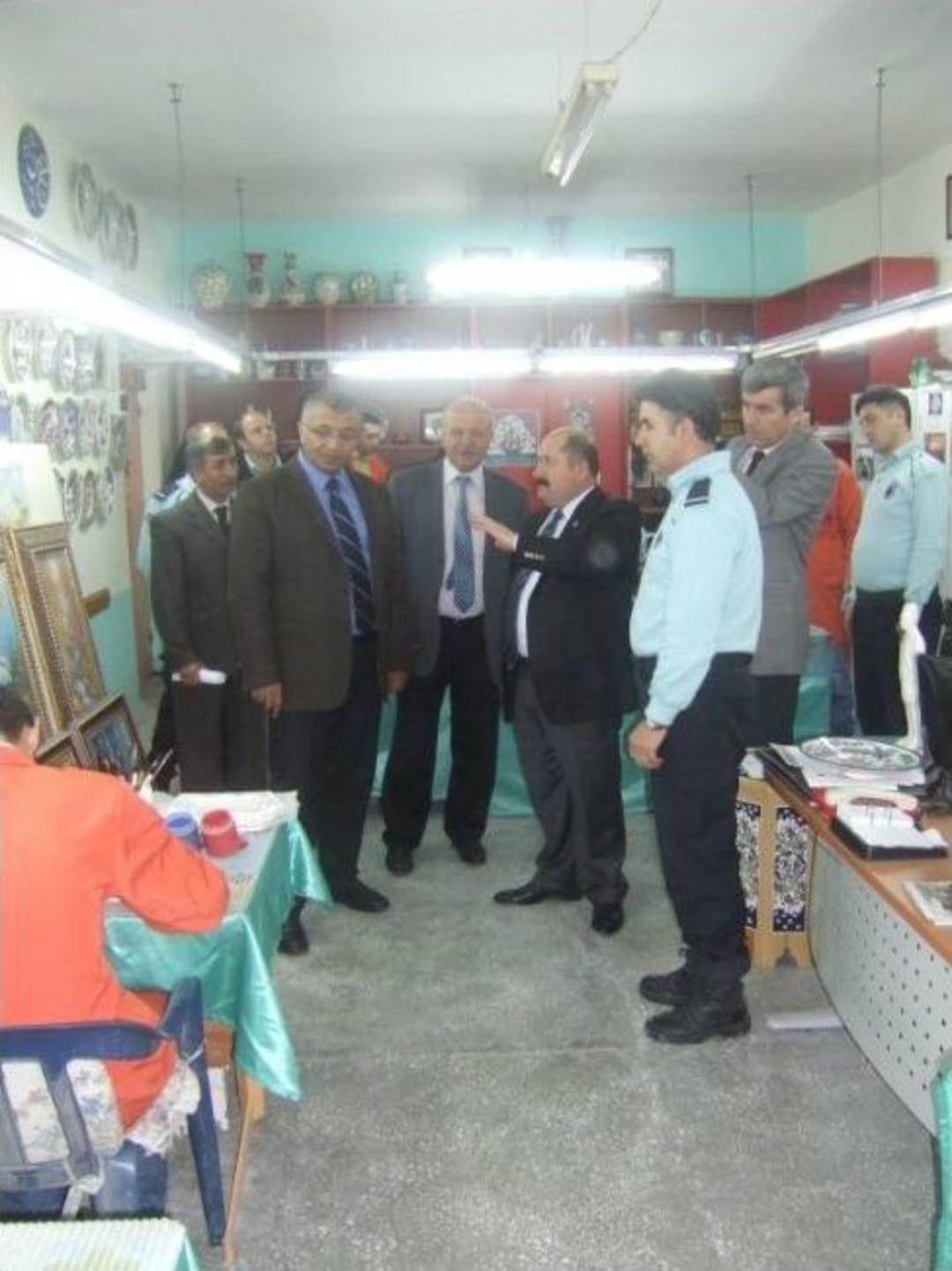 Vali, Cezaevindeki &Uuml;retimin Aşamalarını İnceledi