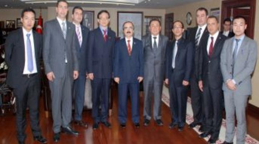 &Ccedil;inli Heyetten Vali Coş'a Ziyaret