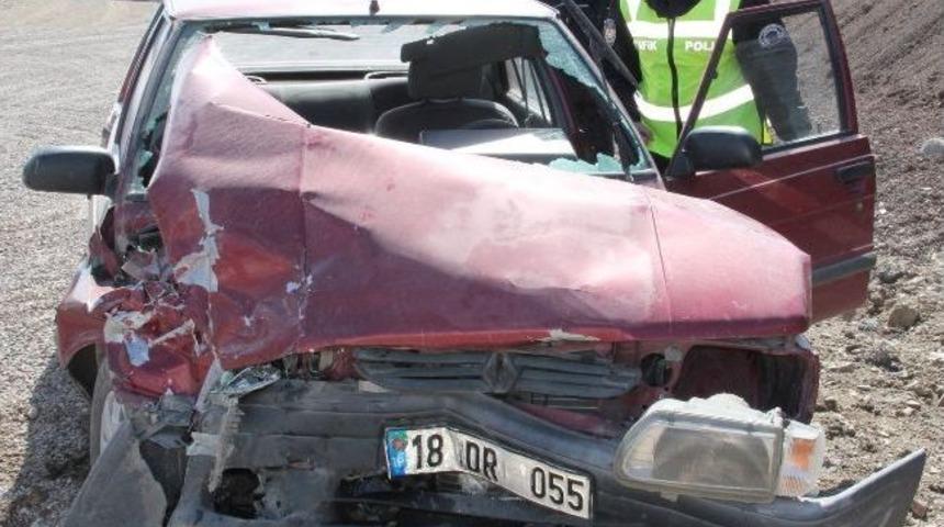 &Ccedil;ankırı'da Trafik Kazası: 4 Yaralı