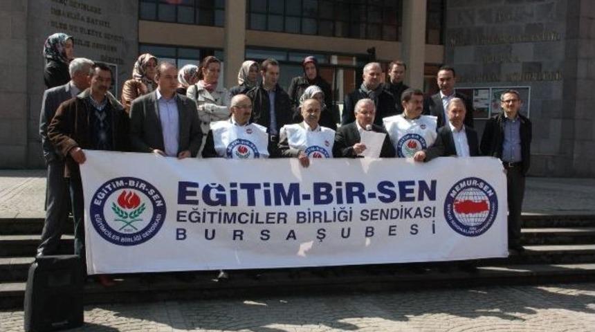 Eğitim-bir-sen&rsquo;den Zorunlu Atamaya Karşı Eylem