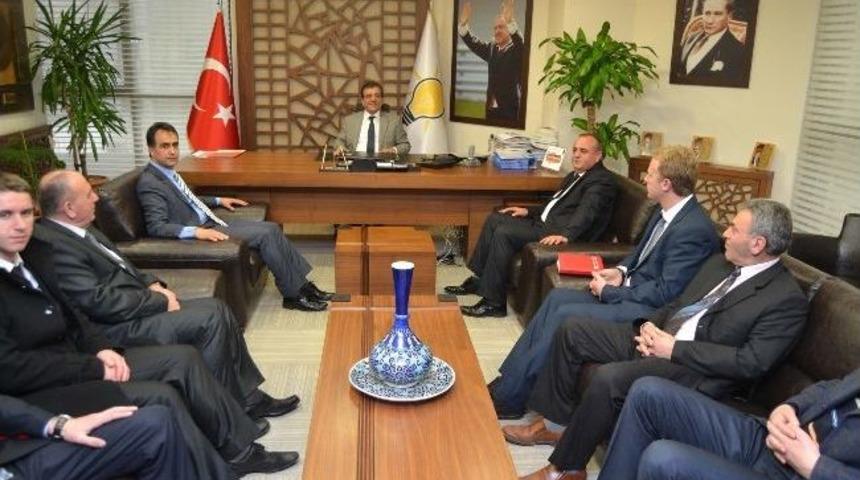 Mamuşa Belediye Başkanı Arif B&uuml;t&uuml;&ccedil;, Ak Parti Bursa İl Başkanı Sedat Yal&ccedil;ın&rsquo;ı Ziyaret Etti