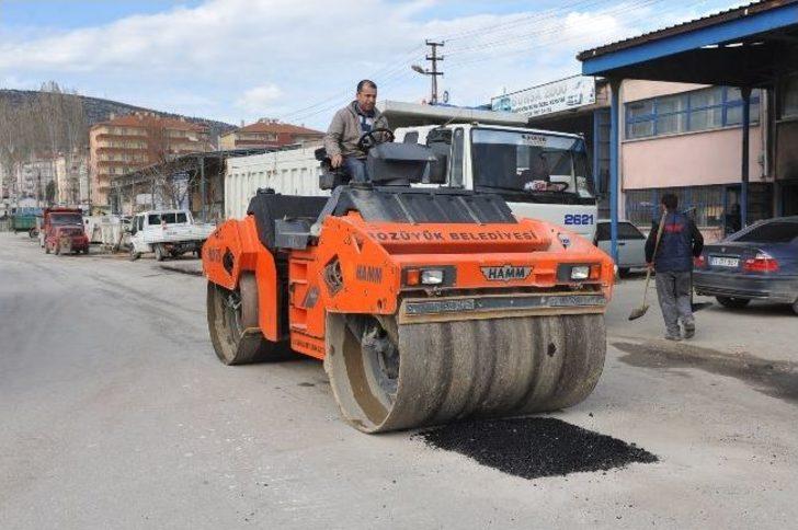 Bozüyük’te Sezonun İlk Asfaltı Üretildi G5