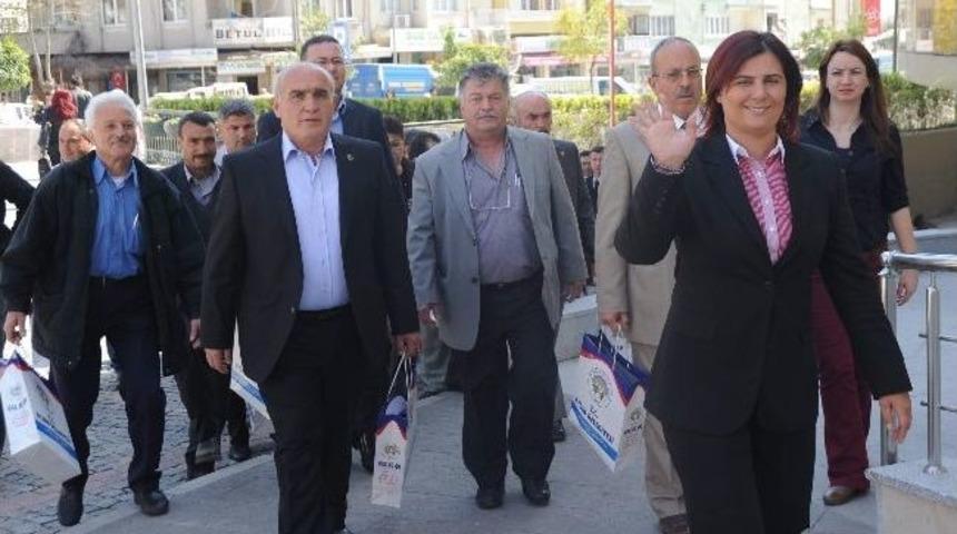 Nazillili Muhtarlardan Aydın Belediysine Ziyaret