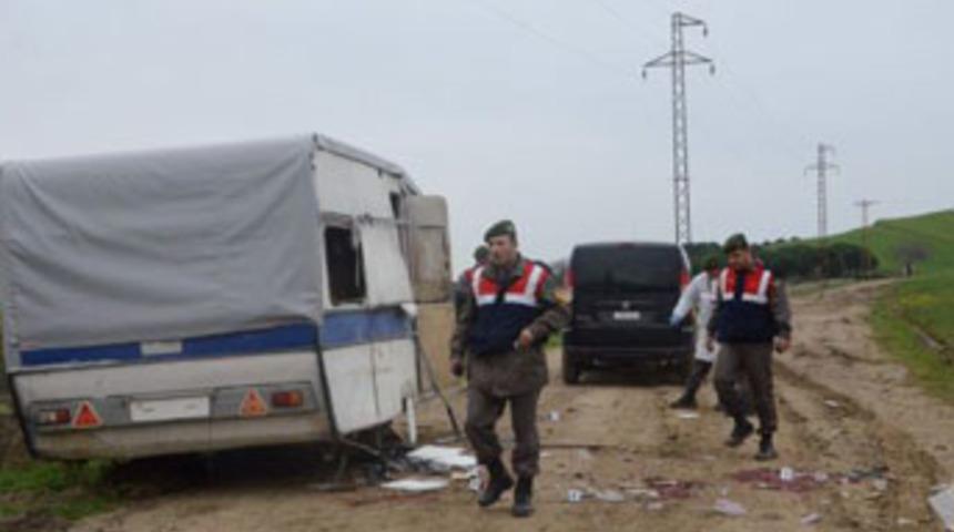 Karavanda patlama; 1 &ouml;l&uuml;, 1 yaralı