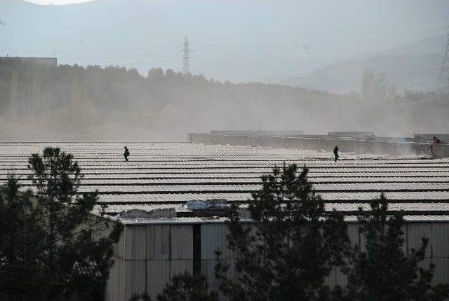 Eski Tokat Sigara Fabrikası nda Yangın 1