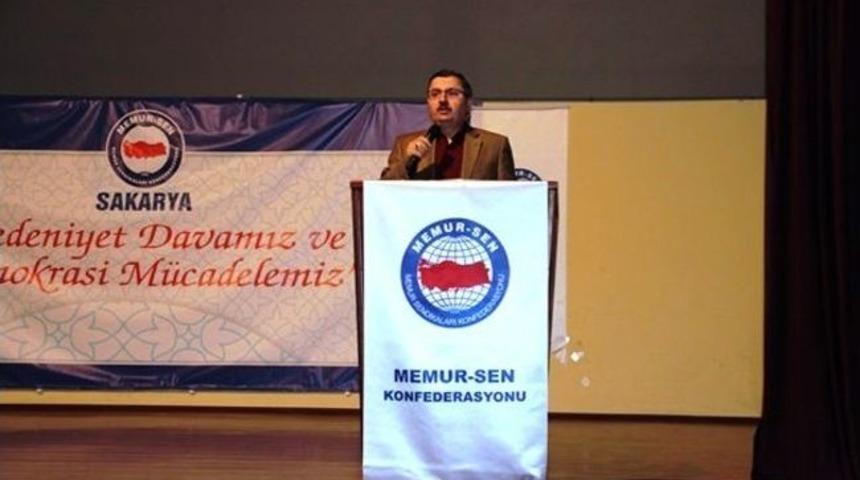 Memur-sen Genel Başkanı G&uuml;ndoğdu;