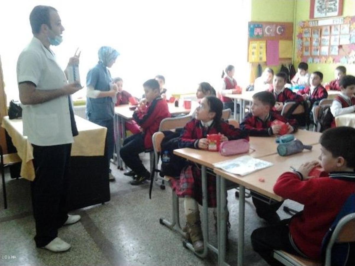 K&uuml;re&rsquo;de Okularda Genel Sağlık Ve Diş Sağlığı Taraması