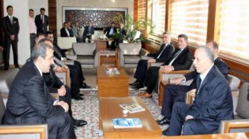 Demiryol İş Sendikası Genel Başkanı Atalay&rsquo;dan, Başkan &Uuml;rg&uuml;p&rsquo;e Ziyaret