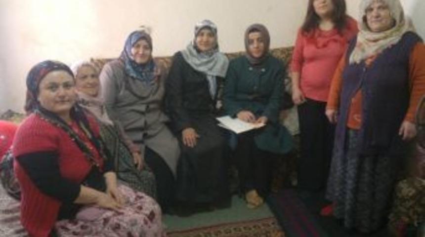 Ak Parti Kadın Kollarından Mahalle Ziyaretleri