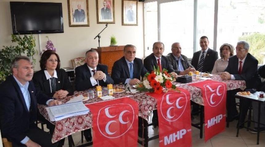 Mhp Aydın Milletvekili Uzunırmak S&ouml;ke&rsquo;de Basınla Buluştu