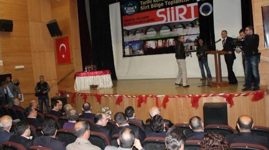 Tarihi Kentler Birliği 4. B&ouml;lge Toplantısı Siirt'te Yapıldı