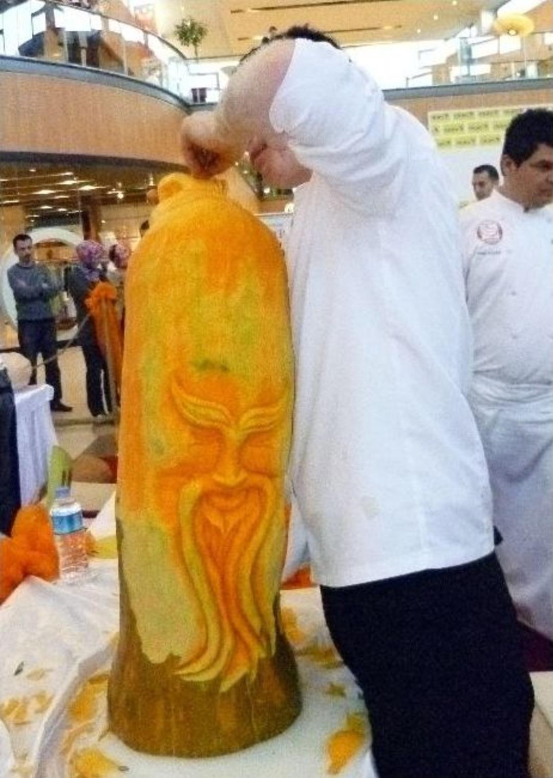 Bal Kabakları Sanat Eserine D&ouml;n&uuml;şt&uuml;