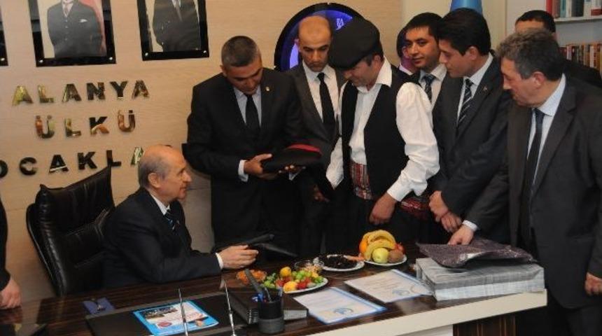 Mhp Lideri Bah&ccedil;eli, Alanya &Uuml;lk&uuml; Ocakları&rsquo;nın A&ccedil;ılışını Yaptı