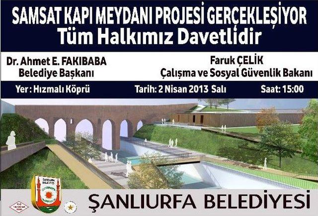 Şanlıurfa’da 2 Önemli Proje Hayata Geçiyor