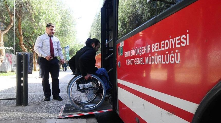 İzmir&rsquo;de Engelli Yolcu Sayısı 7 Yılda Y&uuml;zde 130 Arttı