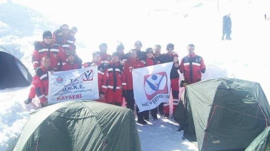 Erciyes Dağı Kış Kampı Eğitim Ve Tatbikatı Yapıldı