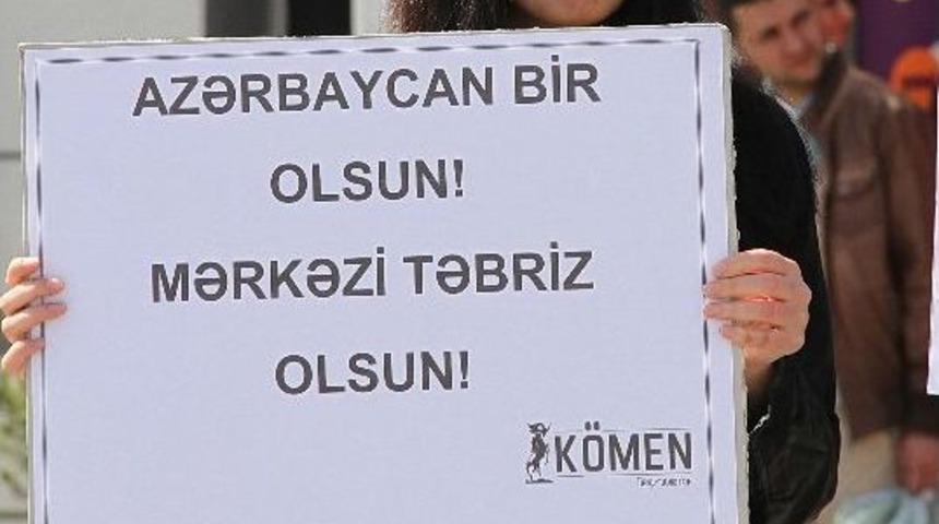 Başkent'te G&uuml;ney Azerbaycan T&uuml;rklerine Destek Eylemi