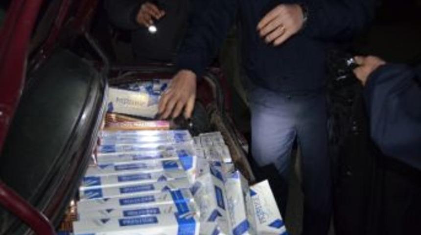 G&ouml;ksun'da 4 Bin 840 Paket Ka&ccedil;ak Sigara Ele Ge&ccedil;irildi