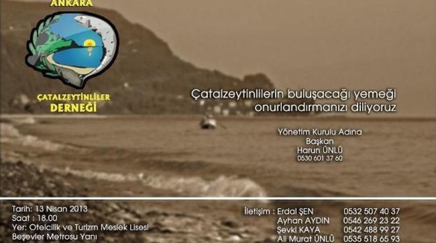 Ankara&rsquo;da &Ccedil;atalzeytin Gecesi Yapılacak