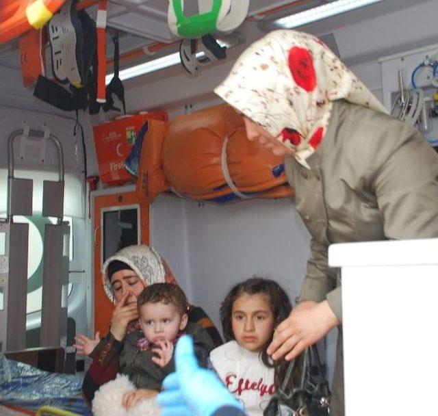 D&uuml;ğ&uuml;n Konvoyunda Otomobil Takla Attı: 10 Yaralı 1