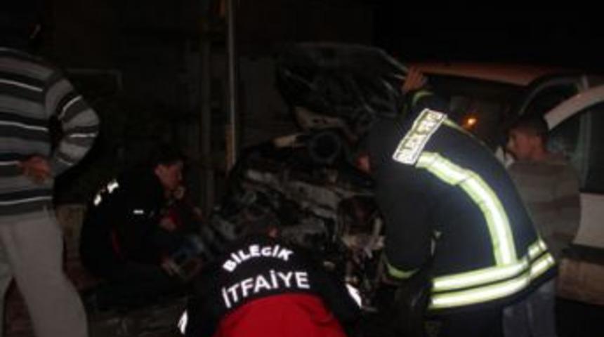 Ara&ccedil; alev aldı