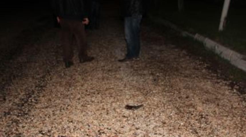 Silahlı şahıs polisi alarma ge&ccedil;irdi.