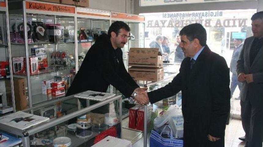 Kars Belediye Başkanının Esnaf Ziyaretleri Devam Ediyor