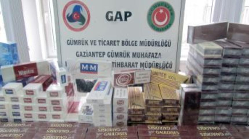 Gaziantep'te 2 Bin 660 Paket Ka&ccedil;ak Sigara Ele Ge&ccedil;irildi