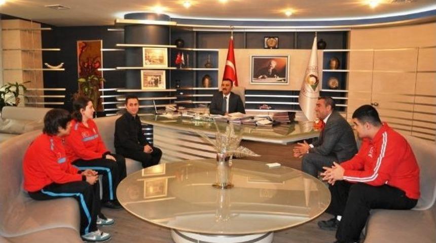 Judo Takımından Başkan&rsquo;a Teşekk&uuml;r Ziyareti