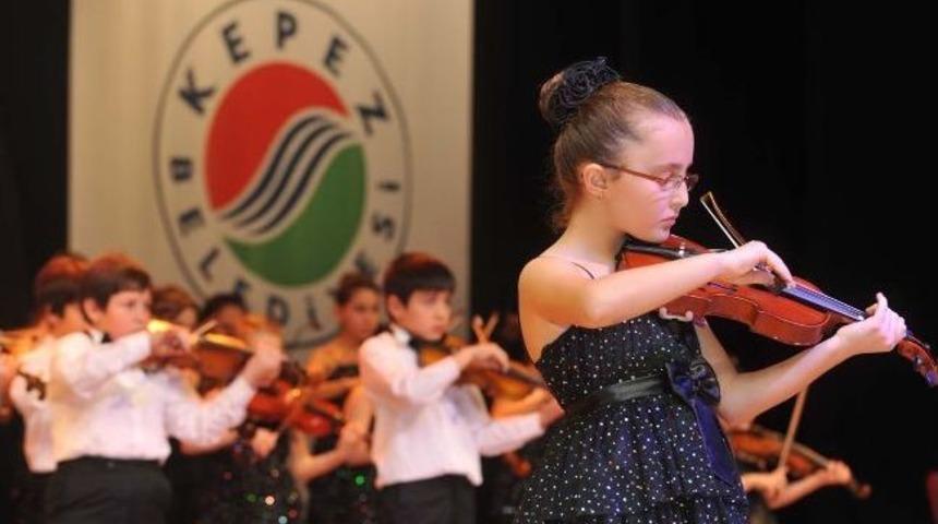 &Ccedil;ocuk Senfoni Orkestrası&rsquo;ndan Bahar Tadında Konser