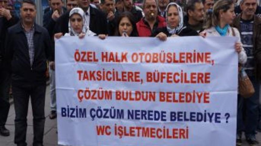 Tuvalet Işletmecilerinden 'devir' Eylemi