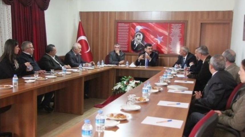 Vali Turhan, Osb Toplantısına Başkanlık Yaptı