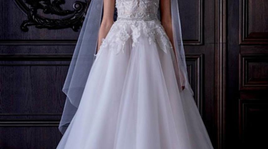 Monique Lhuillier 2016 İlkbahar gelinlik koleksiyonu