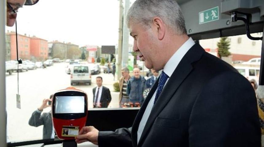 Uşak Toplu Taşımada Kartlı Sisteme Ge&ccedil;ti